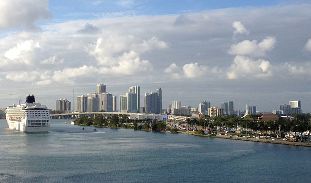 Cruise Ship in Miami